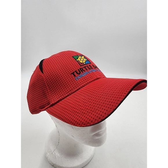 Reebok Turtle Bay Exploration Park Cap America Hat Adjustable Red NWT - Picture 4 of 10